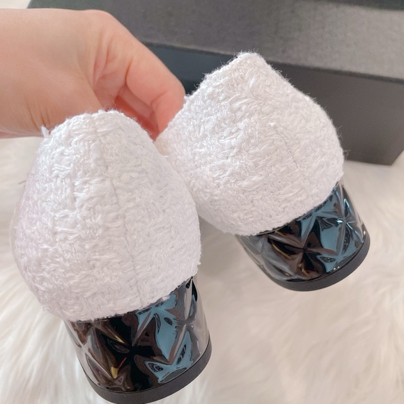 Chanel CC tweed flats - Picture 7 of 12